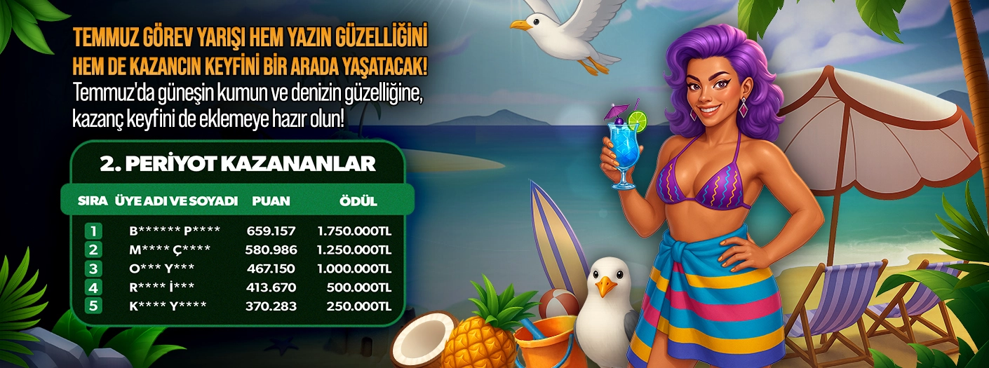 Temmuz kazananlar